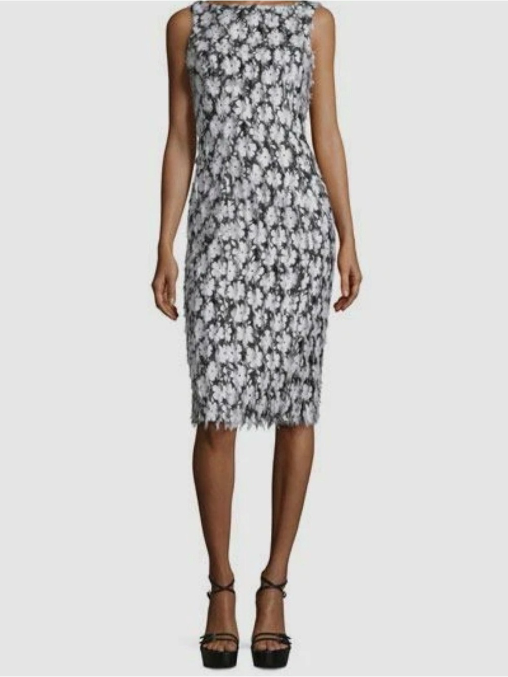 MICHAEL KORS COLLECTION 3D Floral Sheath Dress SIZE: 4